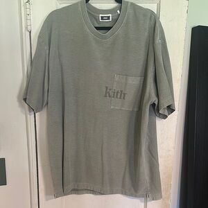 Kith Gray Short Sleeve Tees Casual Comfort